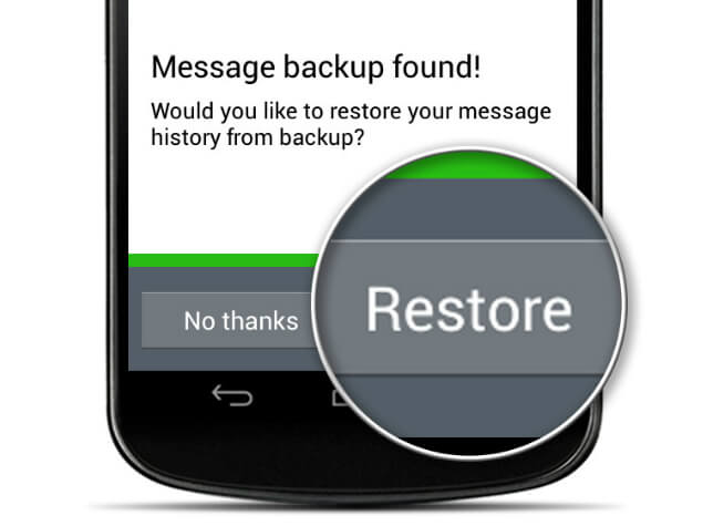 restore whatsapp backup